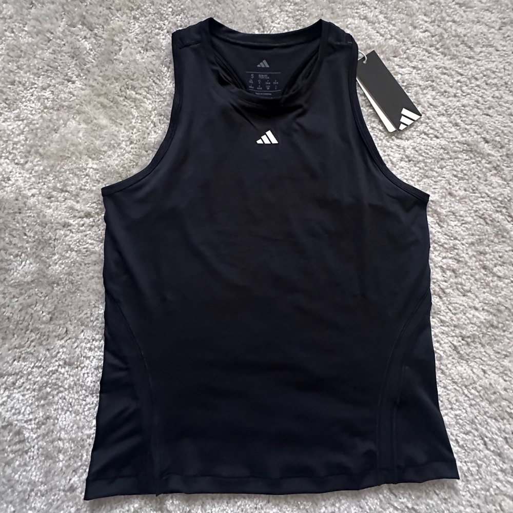 Adidas Women Sleek Black Tank Top